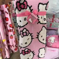 Brand New Hello Kitty Blanket