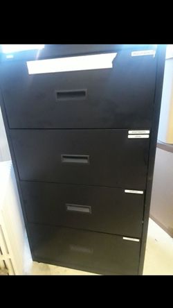 Metal file cabinet