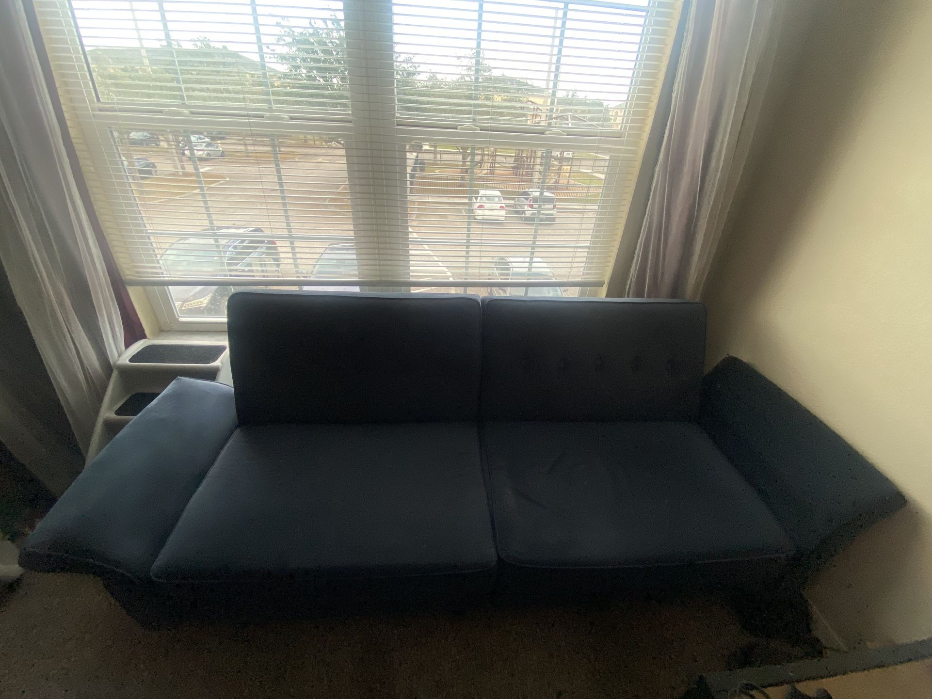 Sofa Dark Grey/blue