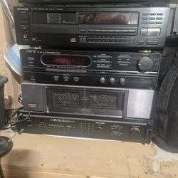 Super Nice Carver Stereo And  Marage Tower Speakers 