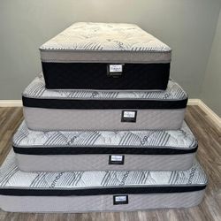 King Bamboo Plush Comfort Europillow Top 12inch Matres!!