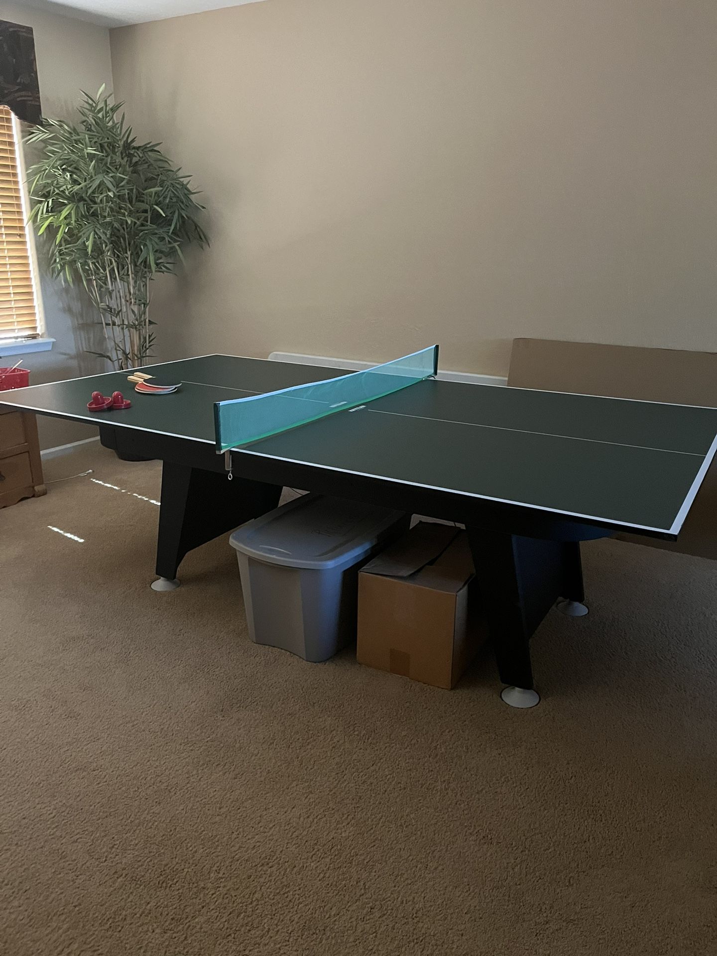 Fat cat Air Hockey Table Plus Ping Pong Cover
