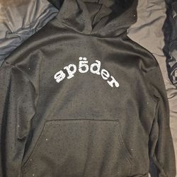 Rare VV Rhinestone Sp5der hoodie
