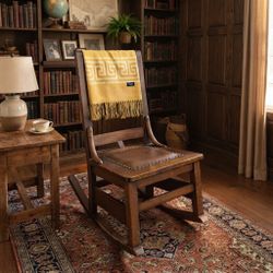 Phoenix Chair Co Oak Sewing Rocking Chair (Early 1900s)