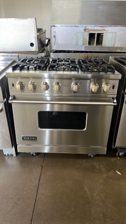 VIKING 36”WIDE ALL GAS RANGE STOVE STAINLESS STEEL