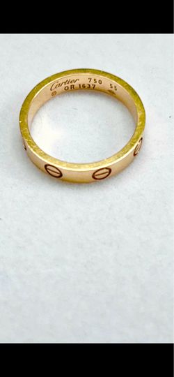 Cartier ring 18 kt gold 4.1 grams