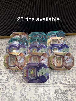 Pokemon Tcg Sealed Tyranitar Triple Whammy Tin (3) Packs & 3 promo cards