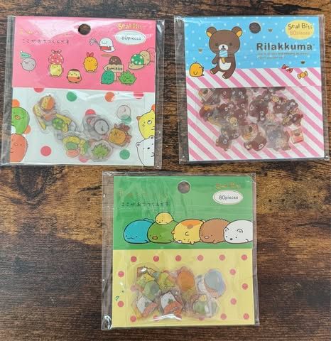 Three NEW Packs of Japanese Stickers $10 for All xox