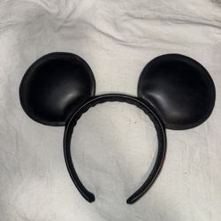 Black Canvas Disney Ears