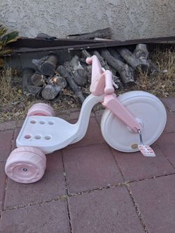 Kids Pink and White Tricycle