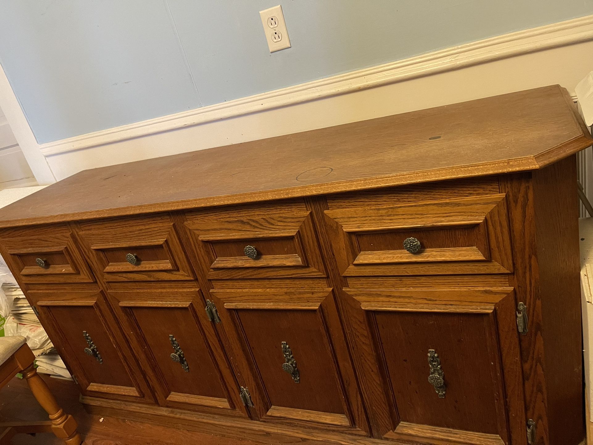 wood buffet