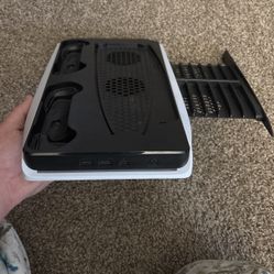 Ps5 Cooling Fan Plus Disk And Controller Holder 