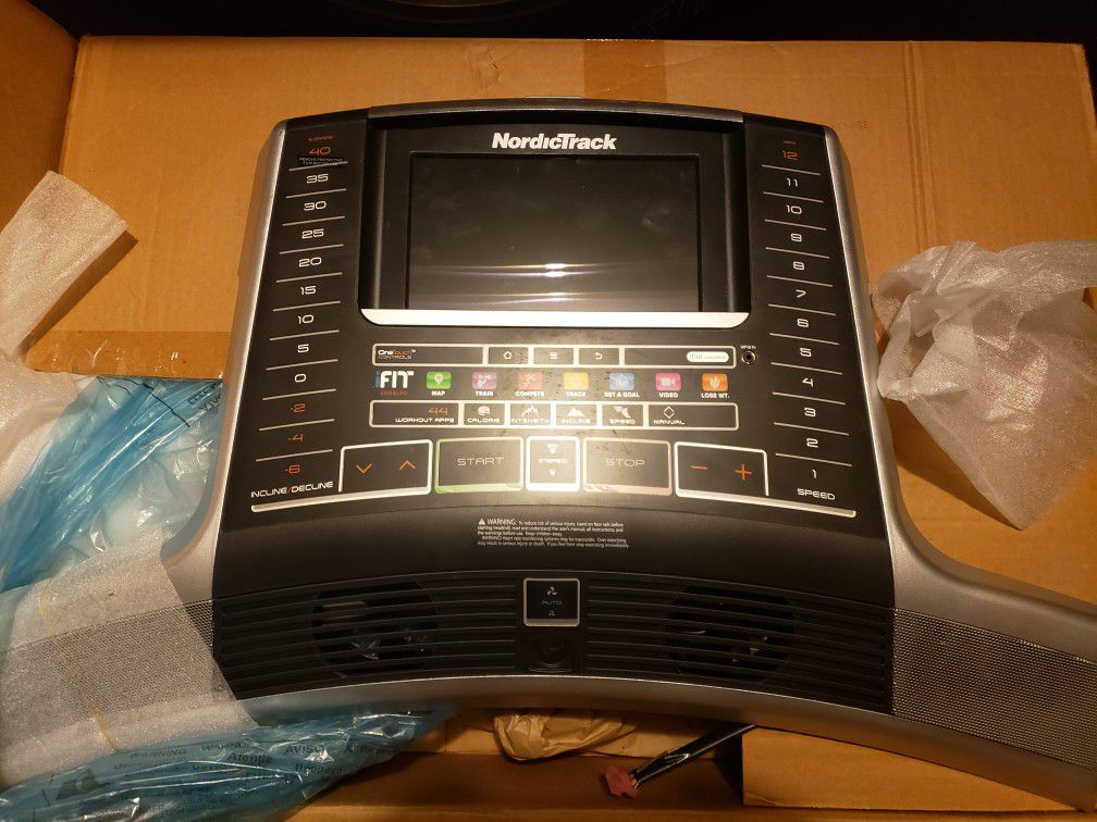 Nordictrack x9i treadmill display console assembly