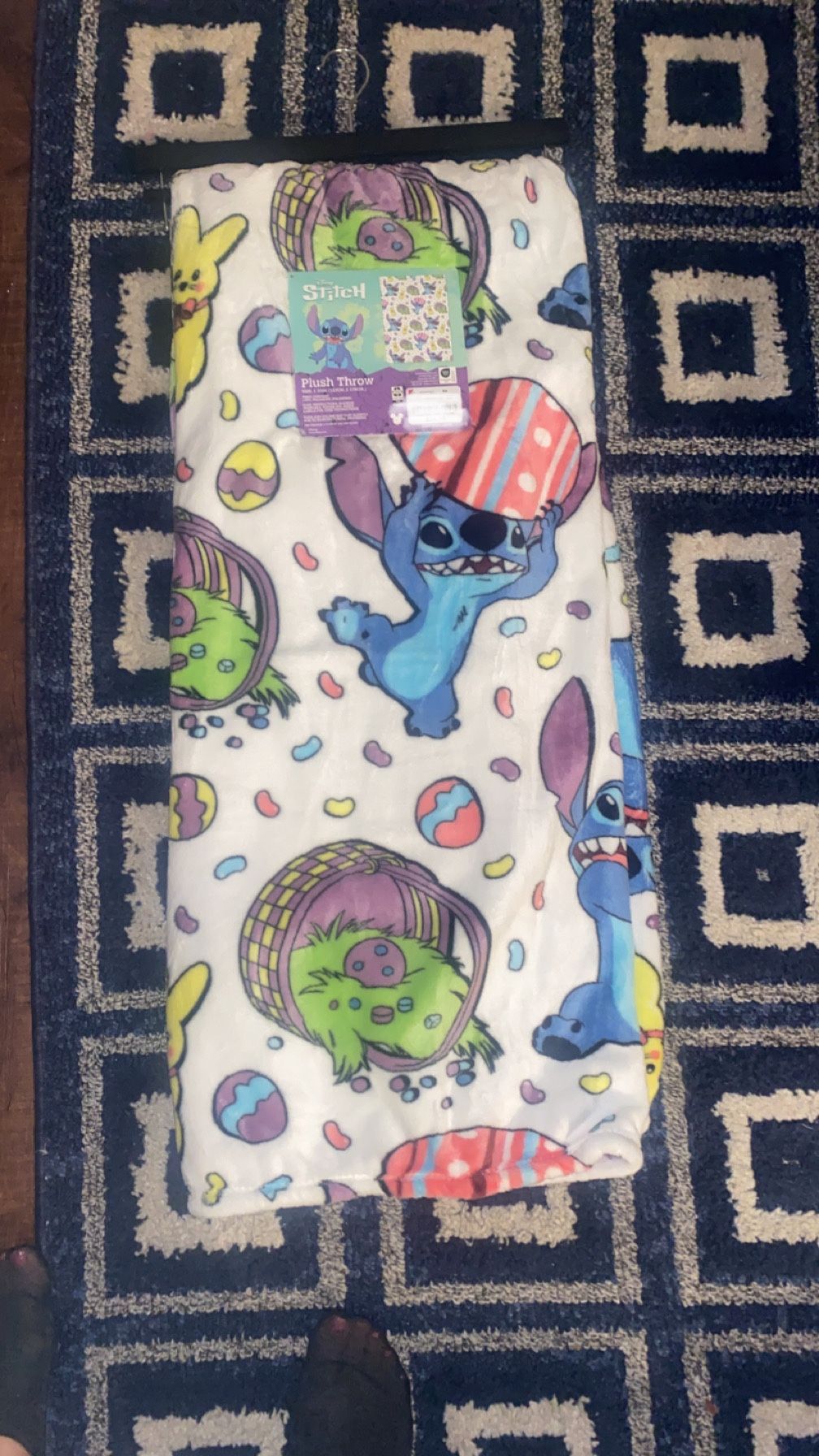 Disney Stitch Easter Blanket