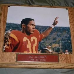 OJ Simpson signed photo