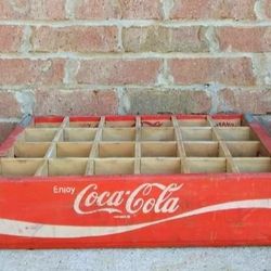 Vintage Coca-Cola 24-Bottle Crate