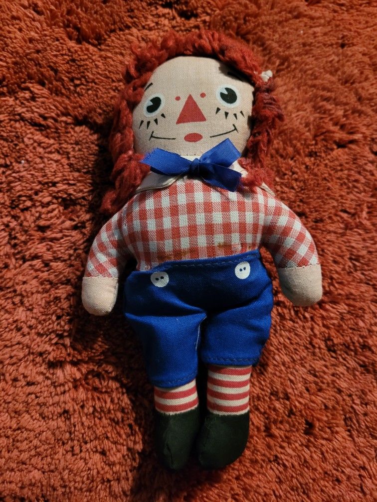Vintage Miniature Raggedy Andy Doll