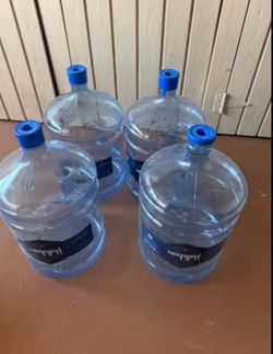 large bottle of Hallstein water