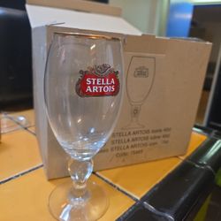 6 Glasses STELLA ARTOIS 40cl