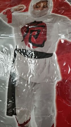 Warrior ninja costume child small 4-6