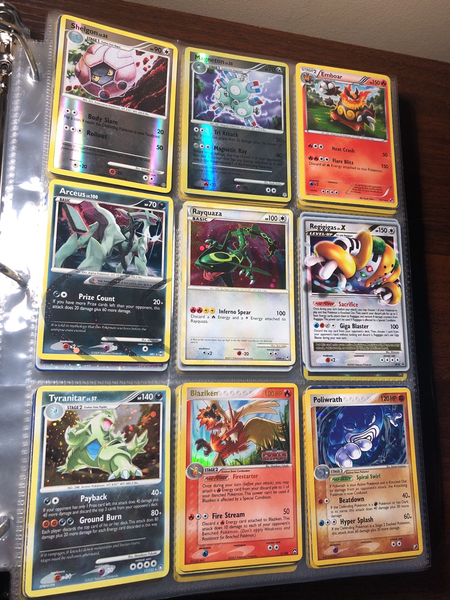 (Not sold as lot - sold by page) Pokemon vintage Pokémon cards