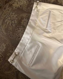 Express White High-Waisted Pants