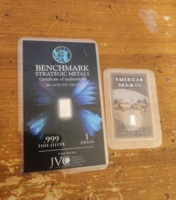 2 Grains Silver Pure .999