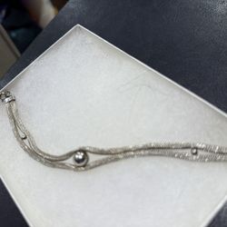 SS Center Ball Mesh Bracelet