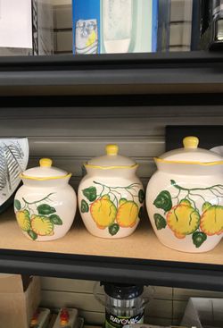Cookie Jar Set from Italy