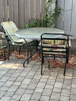 FREE Outdoor Patio Table and 2 Chairs Set