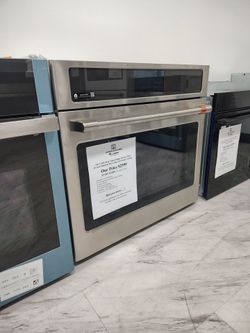 (50% Off Wall Ovens & Electric Ranges ends 7/5/26) $1299.50 GE CAFÉ single electric wall oven