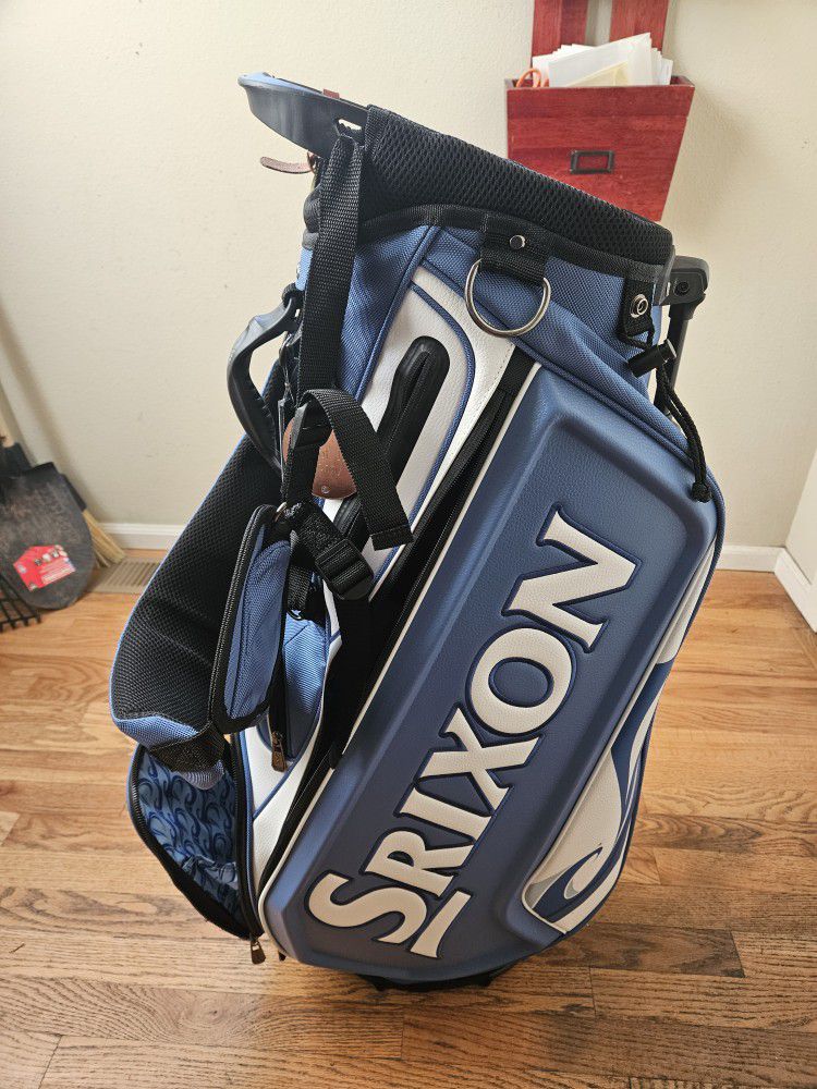 Almost Brand New Srixon Leather Stand Golf Bag