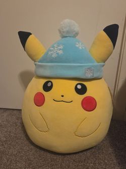 Pokemon Pikachu holiday squishmallows plush