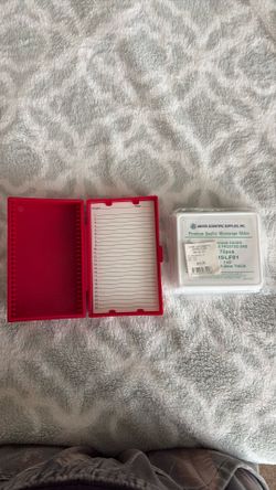Microscope Slides and Box, New