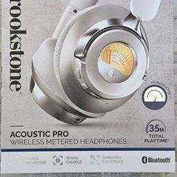Brookstone Wireless Metered Headphones