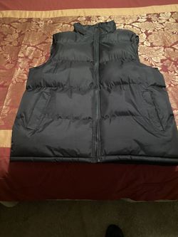 Men Bubble Jacket Vest Size xl