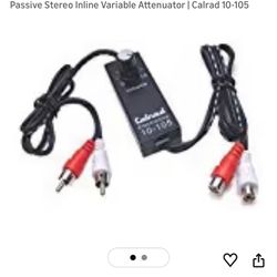 Calrad Inline Stereo Audio Attenuator