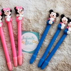 Mickey And Minnie Mouse Clay Pen (6 Pcs)