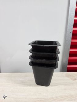 6 in. Black Bed Risers (4-Pack)