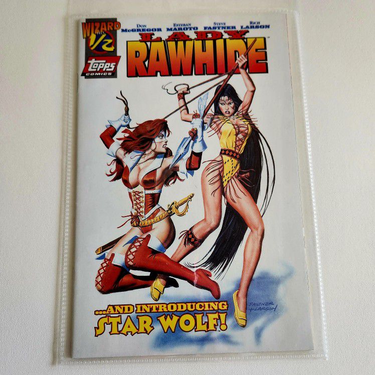 Lady Rawhide v2 #1/2 Wizard Comics Mail Away with COA 1996 Topps NM Collectible 