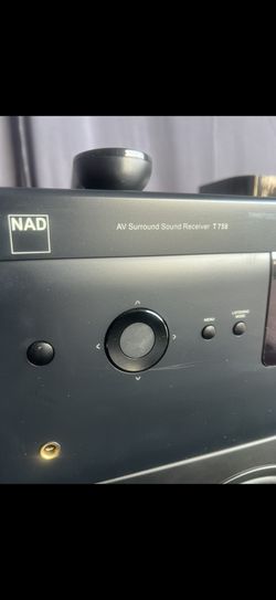 NAD T758i W/dirac Room Correction Mic Dolby Atmos Receiver Theater Amplifier Amp