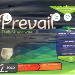 80 Prevail Daily Underwear For $15