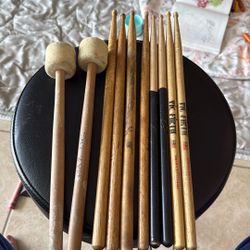 Used Drum Stick Bundle + DW Carrying Case – $80 OBO
