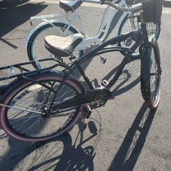 2 Beach Cruiser Bikes