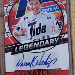 Darrell Waltrip Autograph Card
