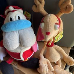Vintage Ren & Stimpy 1990s Toy Plush 