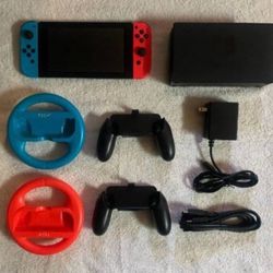 NINTENDO SWITCH with Many Extras