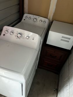 GE washer and dryer