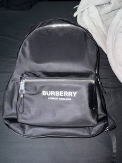 Nylon Burberry backpack