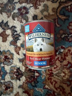 Blue Buffalo Wilderness Rocky Mountain Recipe High Protein Senior Wet Dog Food, Red Meat